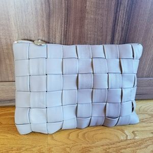 Deux Lux Woven Clutch NWT